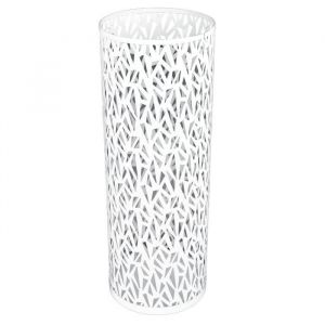 Porte-parapluie - SONEW - Rond - Métal - Blanc - 40 cm de diamètre