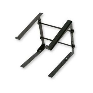 Meuble DJ - BOOMTONEDJ - LDS1 - Support Laptop - Ch&acirc;ssis M&eacute;tallique - Couleur Noire