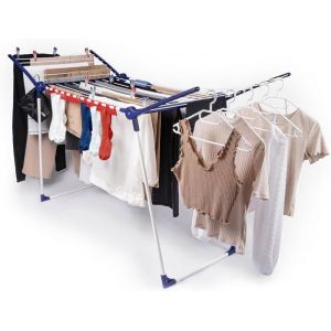 Séchoir Sur Pied Pegasus 200 Solid ComfortSéchoir À Linge Grande Surface DÉtendageÉtendoir À Linge Solide Et Durable3 Accessoi