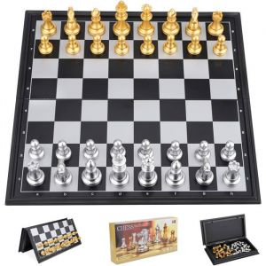 Jeu DÉchecsEchec Magnétique En Echec DeluxePliable Echecs Magnétique Coffret Éducatif Jeu Pour Voyage Pour Enfants À Partir