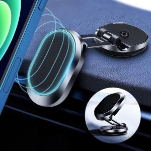 Support Téléphone Voiture Magnétique Universel Porte Smartphone Voiture Aimanté Rotation 360° Support Portable Voiture Magnét[O27]