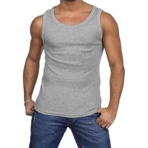 Débardeur homme G.T.I. 1 - Gris - 100% coton - Marcel homme maillot de corps