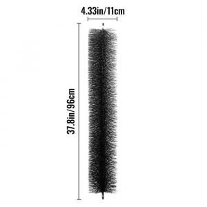 Brosse de Protection de Goutti&egrave;re-VEVOR-11x96 cm-Prot&egrave;ge-goutti&egrave;re Anti-feuilles 5PCS-Emp&ecirc;cher les D&eacute;bris dEntrer