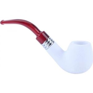 HURRISE Pipe à fumer en écume de mer Pipe à tabac écume de mer Enchase Pipe à fumer tabac Gasser tuyaux à cigare de haute