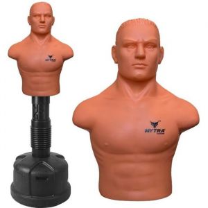 Mannequin de Boxe - Mytra Fusion - Buste Réglable - Résistant aux Coups - Polyvalent - Portable