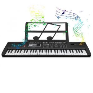 Piano Numérique Électrique avec Micro Clavier électronique synthétiseur pour débutant YESMAEFR En Stock
