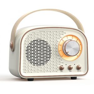 Enceinte Bluetooth r&eacute;tro enceinte vintage sans fil enceinte Bluetooth portable sans fil pour lext&eacute;rieur.