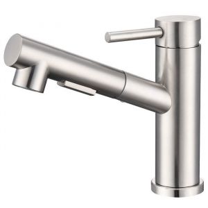 Mitigeur Cuisine avec Douchette Extractible Robinet Cuisine avec 2 Modes de Jet Mitigeur Evier en Acier Inoxydable Brossé