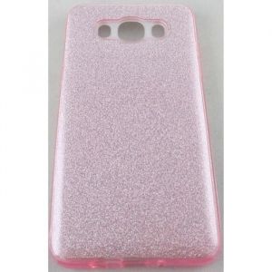 Coque - Samsung - Galaxy J5 2016 - Rose - Paillettes - Silicone rigide