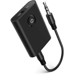taotronics ba07 adaptateur bluetooth 5 0 transmetteur bluetooth Émetteur et récepteur 2-en-1 sortie stéréo 3 5mmisCdav:false