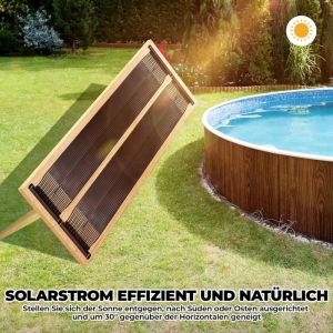 Chauffage Solaire pour Piscine 75 x 500 cmCapteur Solaire Réchauffeur SolaireTapis solaires