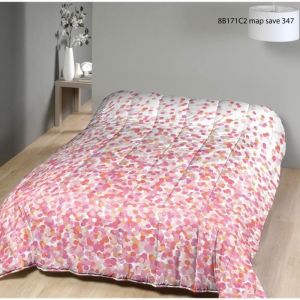 Couette Ultra Légère imprimée Confetti/Pois - 1 personne 140 x 200 - Spécial Eté - MORTREUX