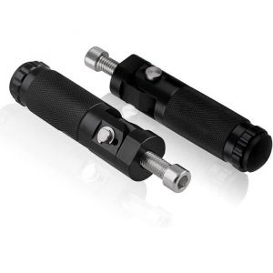 Repose Pieds de MotoRepose-Pieds pour MotoP&eacute;dales de MotoMoto Repose en AluminiumPieds Universel Compatible avec 8mm Verrouiller