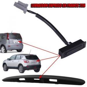 Bouton Ouverture Coffre Poignee de Hayon Arriere prevu pour Qashqai J10