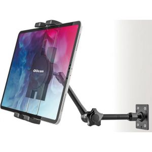 Support Tablette Mural Avec Bras ArticuleSupport Mural Tablette Multi-Angles [Bras Réglable En Aluminium] Pour Ipad Pro Air Mini