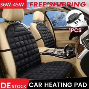 Chauffage de si&egrave;ge auto 12V DeLuxe 2 niveaux de chauffage coussin de si&egrave;ge chauffant coussin chauffant voiture