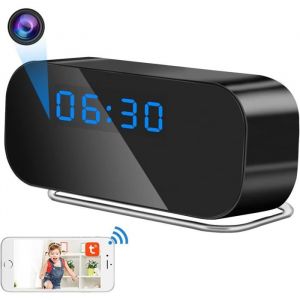 Cam&eacute;ra Espion TANGMI Horloge WiFi 2.4G & 5G Vision Nocturne HD 1080P