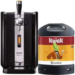 PerfectDraft – Pack Tireuse À Bière + 1 Fût Kwak Blonde 6L – Machine Pression À Domicile – Refroidissement À 3°C