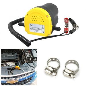 YUENFONG Pompe daspiration dhuile 12V 60W Pompe daspiration dhuile moteur Pompe diesel &Eacute;lectrique Pompe &agrave; fioul avec