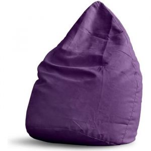 Lumaland pouf XL de luxe design de la ligne confort 120L Violet