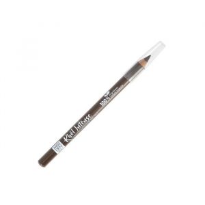 Crayon Khôl Intense - Miss Den - Contour Interne et Externe de lœil - 100% dIngrédients dOrigine Naturelle - Teinte 410 Brun