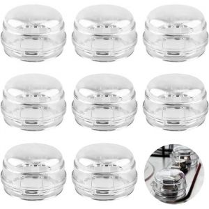 Sécurité Domestique Cache Boutons de Cuisinière à Gaz8Pcs Protection Bebe Couverture de Bouton de cuisineCache Plaque de Cuisson