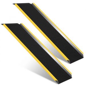 Hengda 2X Rampe de chargement voiture pour moto remorque 300kg Par pi&egrave;ce RAMPE POUR CHARGEMENT