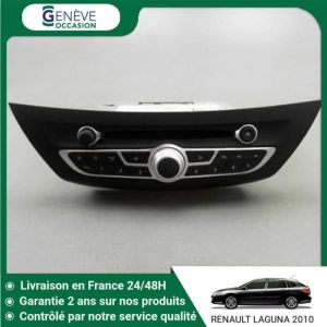 Autoradio - RENAULT - LAGUNA III PH2 ESTATE 10-13 - R&eacute;cepteur CD - Noir - Pi&egrave;ce doccasion