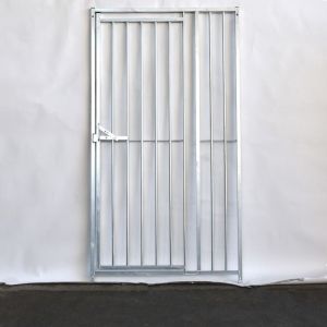 Panneau de Porte Standard Barreau pour construction chenil en kit 100 x 184 cm - KeniLux Gris