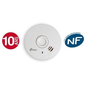 D&eacute;tecteur de fum&eacute;e - KIDDE - 10Y29 - Pile lithium 10 ans - Technologie photo&eacute;lectrique - 85 dB