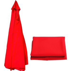 Toile De Rechange Rond Toile Sur Un Parasol Remplacement Toile De Parasol 3 * 3m 8 Baleine Pour Un Parasol D&eacute;port&eacute;-rouge