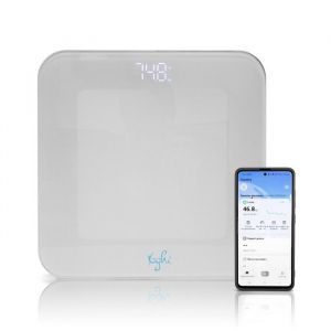 Yoghi - I_fit_2_white - Blanc - P&egrave;se-personne Connect&eacute; - 180 Kg - App D&eacute;di&eacute;e