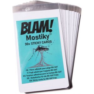 Mostiky: 30 Films adh&eacute;sifs Compatible pi&egrave;ge pondoir Biogents BG-Gat. Pack de 30 Sticky Cards (Cartes adh&eacute;sives) pour Attraper