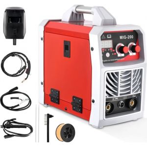 TTLIFE Poste a souder 3 en 1 ARC/MIG/TIG machine a souder électrique portable IGBT 220V 200A Inverter Soudeuse avec affichage