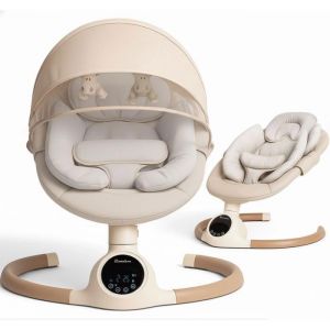 Balancelle &eacute;lectrique / transat b&eacute;b&eacute; ALPHA Beige