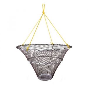 Lineaeffe Balance à Ecrevisses H 26 cm - D. 50 x 40 cm pour Attraper les Poissons en Mer Lac et Rivière