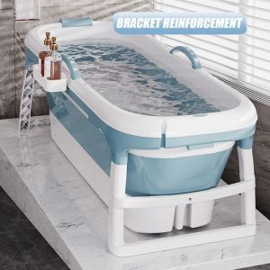 SUPFINE Baignoire pliante adulte - XL 118 x 60 x 53cm - en PP - Capacit&eacute; de charge 100kg - Convient aux enfants et aux adultes