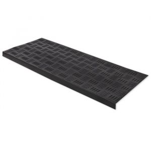 5 pièces Tapis descalier caoutchouc pour lextérieur Madras 25 x 65 cm