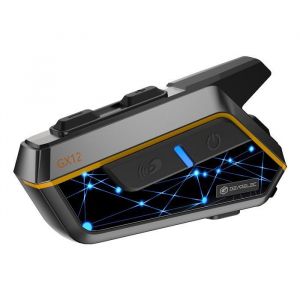 Intercom Moto GEARELEC intercom avec Micro 2000M pour 10 Motards Riders 2000mah Hi-FI Son St&eacute;r&eacute;o &Eacute;tanche IPX67 Radio FMGPS