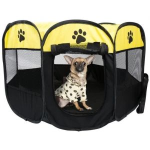 Parc à Chiots Chiens, Cage de Chien Octogonal Petits Animaux ,enclos pour animaux Pliable Aa75141