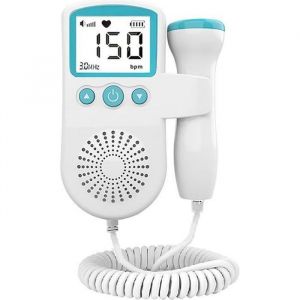 DETECTEUR DE MOUVEMENT BEBE Joulli Moniteur de fr&eacute;quence cardiaque f&oelig;tal Doppler D&eacute;tecteur de fr&eacute;quence cardiaque pour b&eacute;b&eacute;