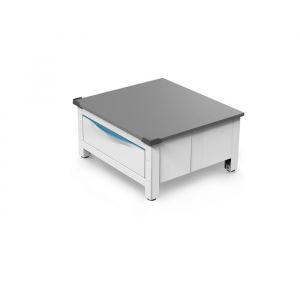 Meliconi - Réhausseur universel BASE SPACE EXTRA pour appareil électroménager - H30cm - Tiroir coulissant 28L - Hauteur réglable