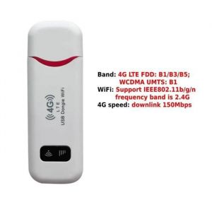 Cl&eacute; Modem USB sans fil 4G LTE - Keeper - 150Mbps - Carte SIM