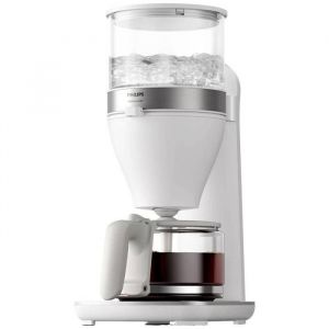 Philips Home Caf&eacute; Gourmet HD5416/00 Cafeti&egrave;re blanc Nombre de tasse=15 verseuse en verre