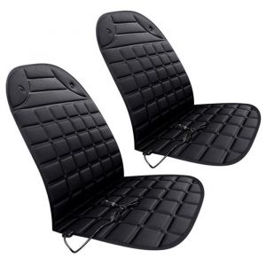 Coussin de si&egrave;ge chauffant universel 12V id&eacute;al pour voiture bureau maison et bateau facile &agrave; installer