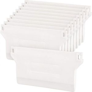 Plaque de Lestage Store Californien - Kit de R&eacute;paration Poids de Store Vertical de Rechange 89 mm - Blanc (10 pcs)