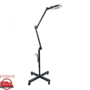 Lampe loupe sur pied FYDUN - Soins de la peau beauté maquillage tatouage - 5x loupe beaute anti-age