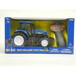 Tracteur radiocommandé New Holland T7.315 - NEW RAY - Jouet radiocommandé - Bleu - 14 ans et plus