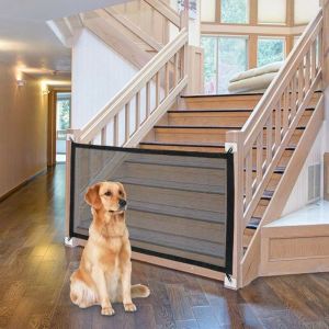 Barrière de Sécurité Chien ExtensibleBarriere Animaux RetractableBarriere AnimauxBarriere ChienBarrière pour Chien