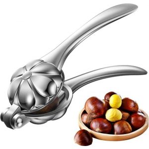 éplucheur de châtaignes casse-noix en métalCasse-noix ergonomique manuel  Outil de coupe de noixoutil de casse-écrou